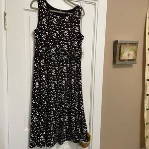 Jessica Howard brown poka dot dress size 14
